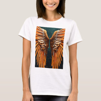 Beautiful and perfect small angel wings t shirt