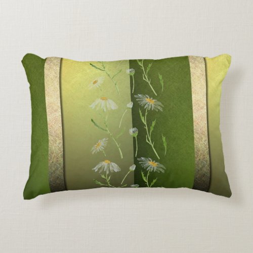 Beautiful and Rich Looking Daisy Accent Pillow