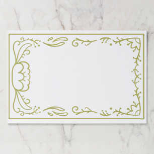 Beautiful and simple frame design paper pad