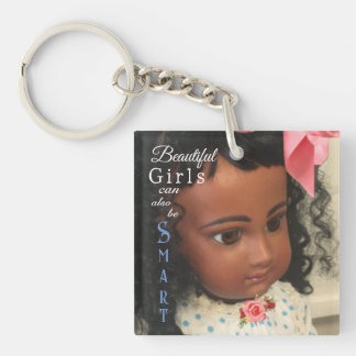 Beautiful AND Smart Girl Keychain