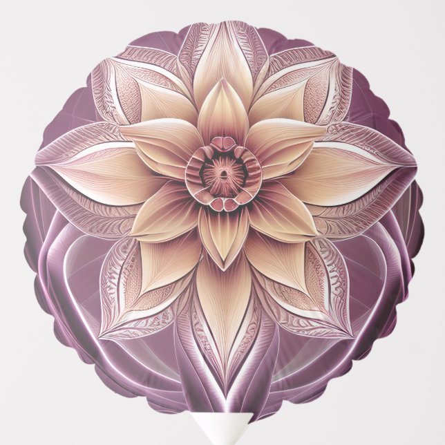 Beautiful and Stunning Modern Fantasy Lotus Flower Balloon (Front)