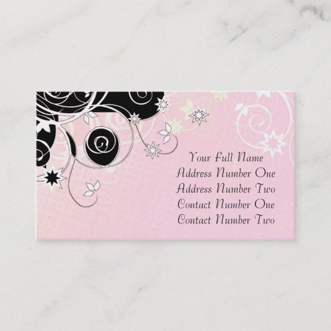 Beautiful and stylish profile card (Front)