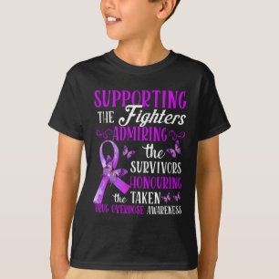 Beautiful and Supportive Drug Overdose Awareness 2 T-Shirt