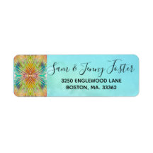 Beautiful and unique return address label