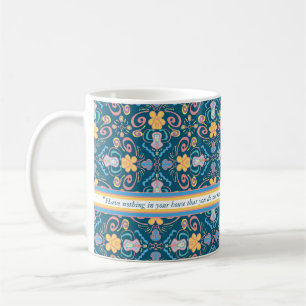 Beautiful and Useful William Morris Quote Coffee Mug