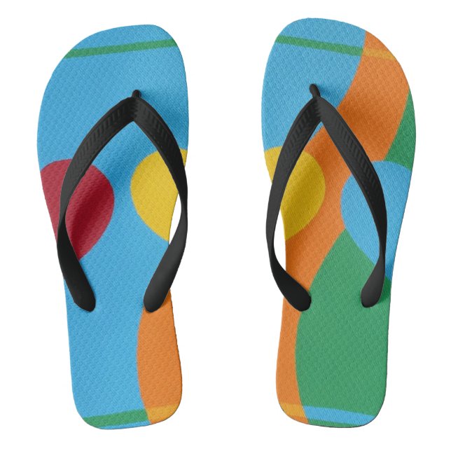 Beautiful and Vibrant Colors! Flip Flops (Footbed)
