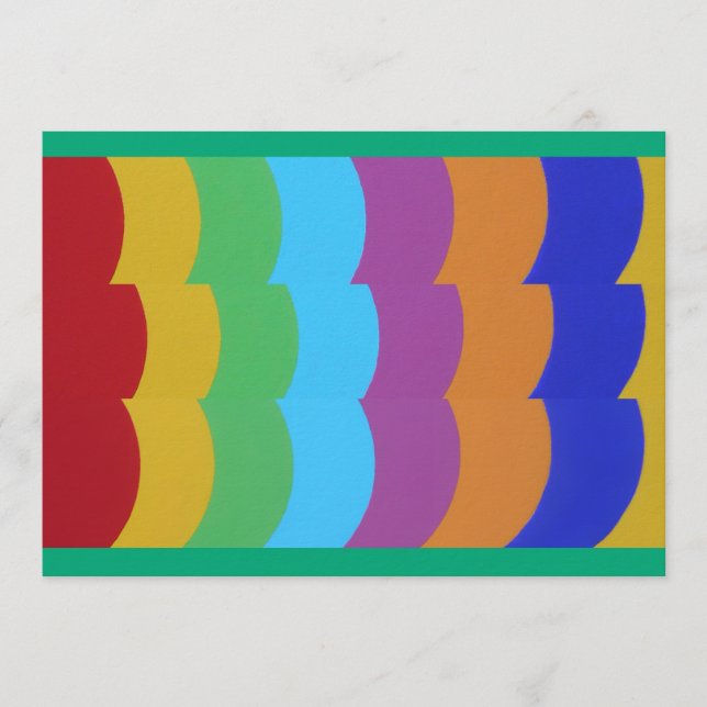 Beautiful and Vibrant Colors! Invitation (Front)