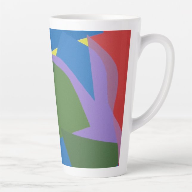 Beautiful and Vibrant Colors! Latte Mug (Right)