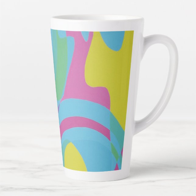 Beautiful and Vibrant Colors! Latte Mug (Right)