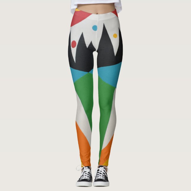 Beautiful and Vibrant Colors! Leggings (Front)