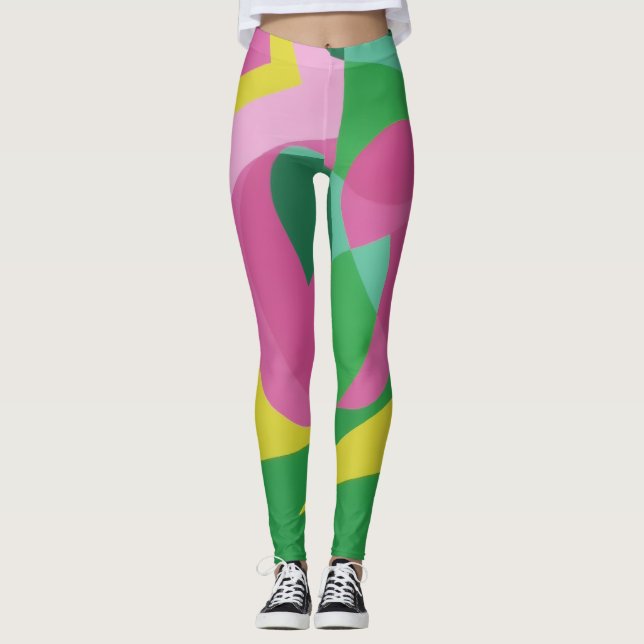 Beautiful and Vibrant Colors! Leggings (Front)