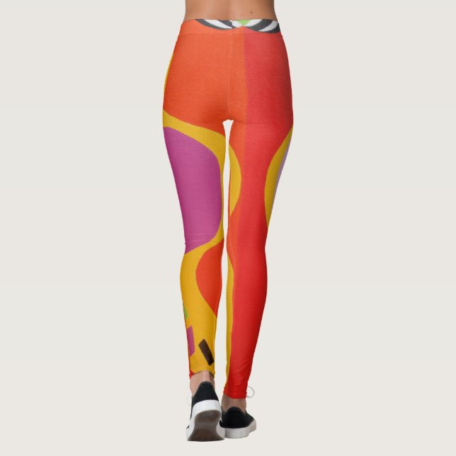 Beautiful and Vibrant Colors! Leggings (Back)