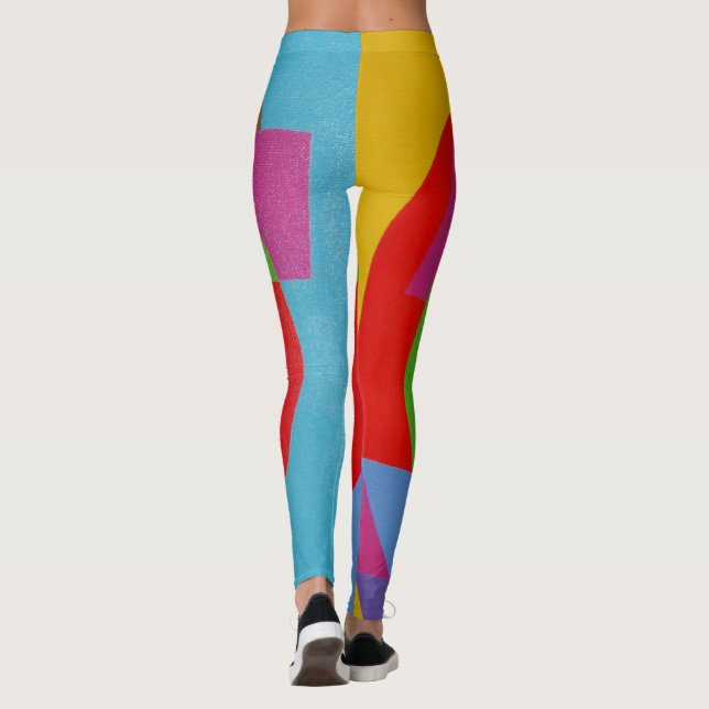 Beautiful and Vibrant Colors! Leggings (Back)