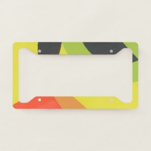Beautiful and Vibrant Colors! License Plate Frame