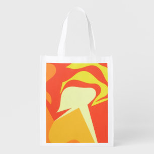 Beautiful and Vibrant Colors! Reusable Grocery Bag
