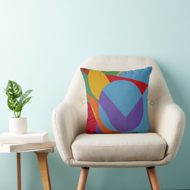 Beautiful and Vibrant Colors! Throw Pillow (Chair)