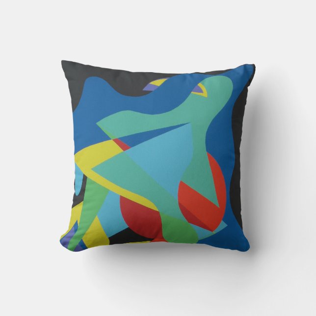 Beautiful and Vibrant Colors!  Throw Pillow (Front)