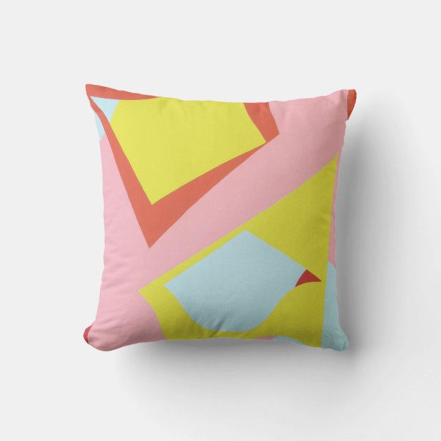 Beautiful and Vibrant Colors! Throw Pillow (Front)
