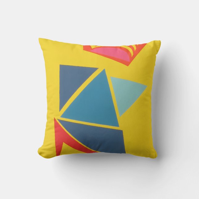 Beautiful and Vibrant Colors! Throw Pillow (Front)
