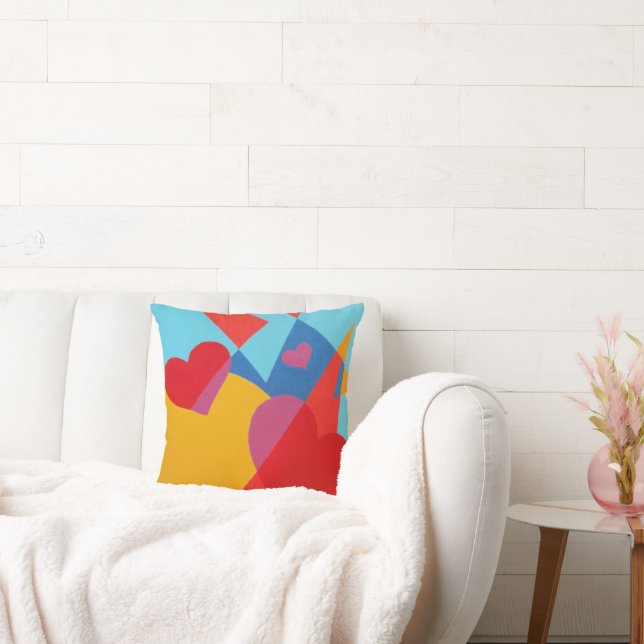 Beautiful and Vibrant Colors! Throw Pillow (Couch)