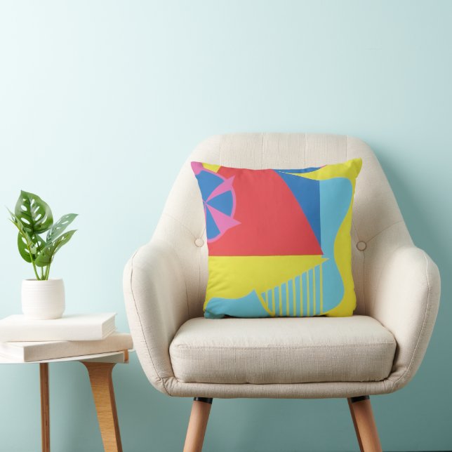 Beautiful and Vibrant Colors!  Throw Pillow (Chair)