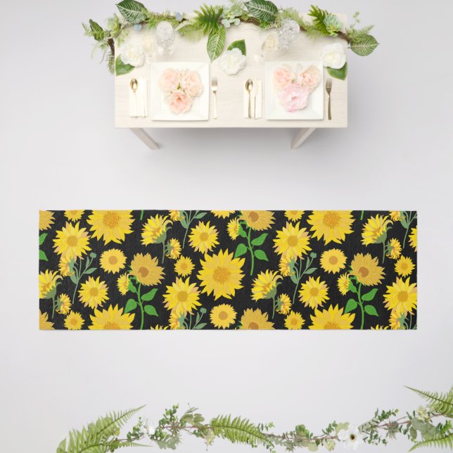 Beautiful and Vibrant Sunflower Outdoor Rug (Insitu (Wedding 2))