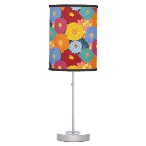 Beautiful and Vibrant Wildflower Table Lamp