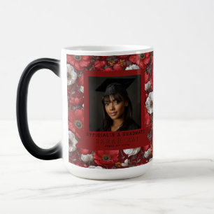 Beautiful Anemones Floral Congrat Graduate Color Morph Mug