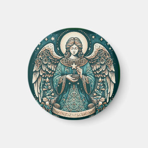 Beautiful Angel Beneath the stars Magnet