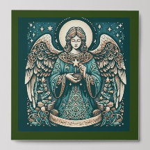 Beautiful Angel Beneath the stars