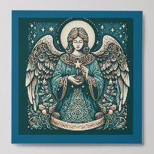 Beautiful Angel Beneath the stars