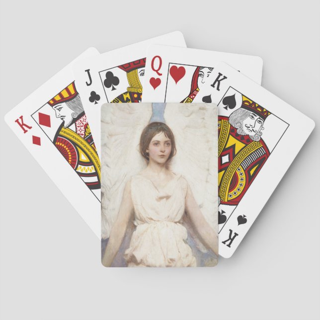 Beautiful Angel (by Abbott Handerson Thayer) Poker Cards (Back)
