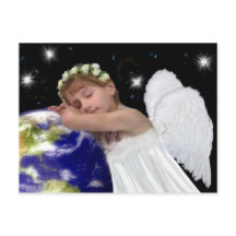 Beautiful Angel Christmas Post Card
