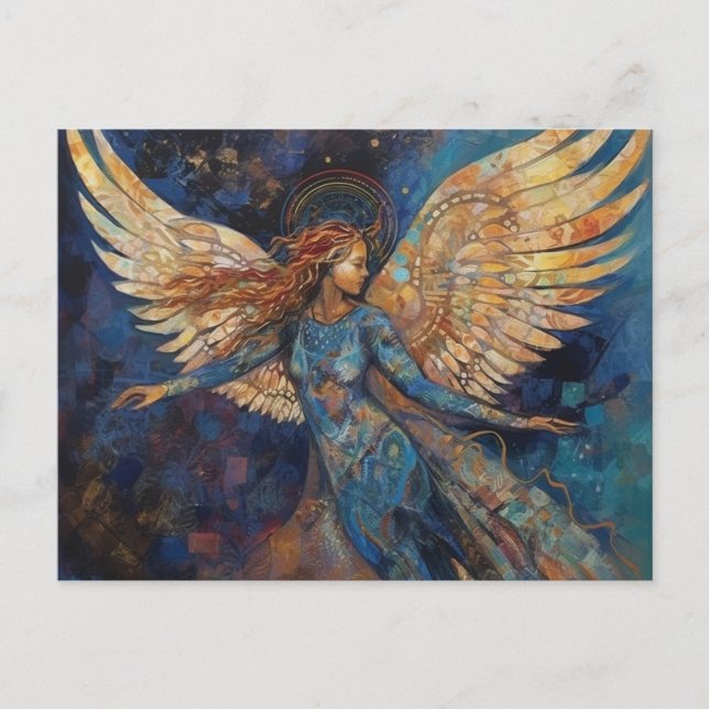 Beautiful Angel Collage Postcard (Front)