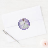 Beautiful Angel Design 3 Stickers (Envelope)