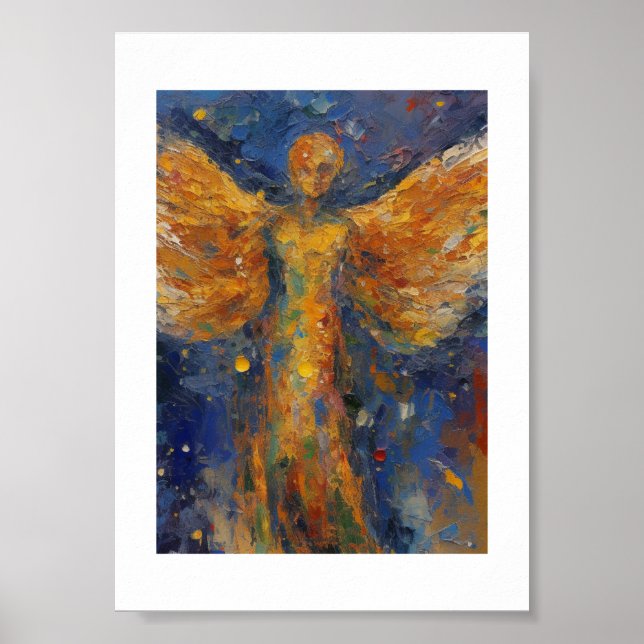 Beautiful Angel Painting  Poster (Front)