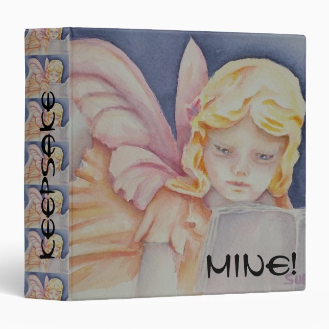 BEAUTIFUL ANGEL READING BINDER (Front/Spine)