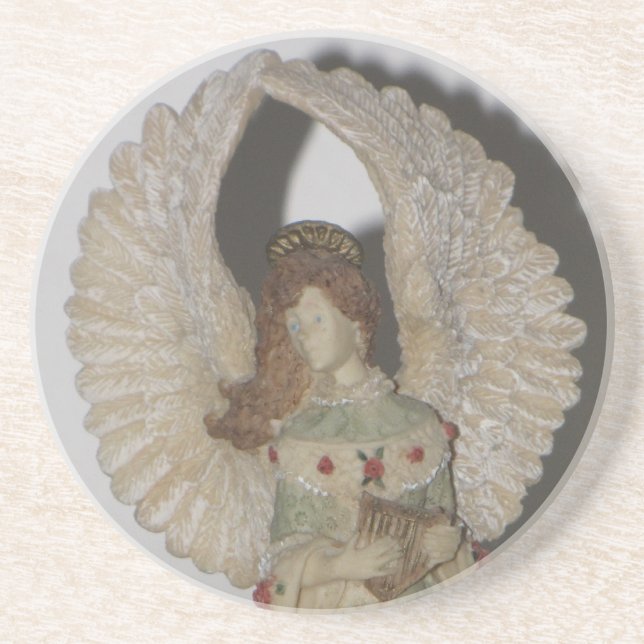 Beautiful Angel Sandstone Coaster (Front)