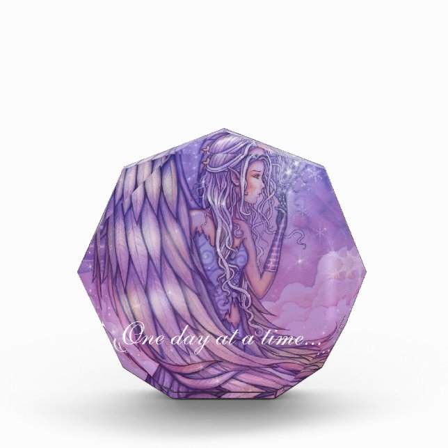 Beautiful Angel Sobriety "One Day at a Time" Art Award (Front)