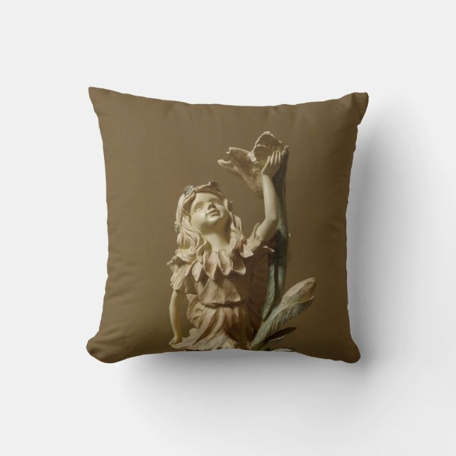 Beautiful Angel Throw Pillow (Front)