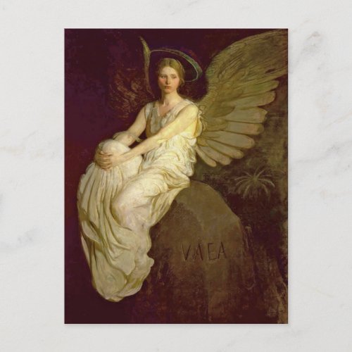 Beautiful Angel Vintage Postcard