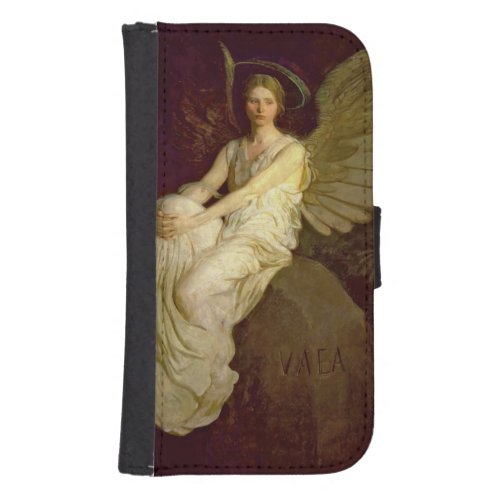 Beautiful Angel Vintage Wallet Phone Case For Samsung Galaxy S4