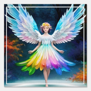 Beautiful Angel Wings Art-35444 Sign