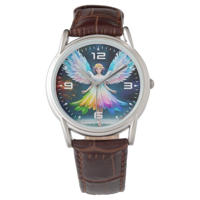 Beautiful Angel Wings Art-35444 Watch (Front)