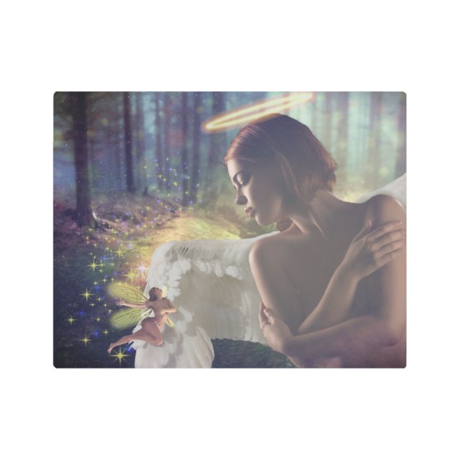 Beautiful Angel with Fairy Fantasy Art (Front)
