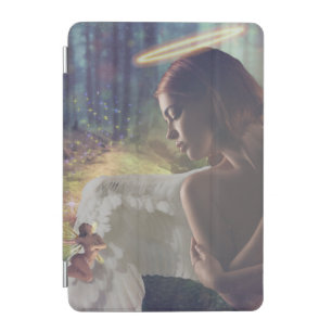 Beautiful Angel with Fairy Fantasy Art iPad Mini Cover