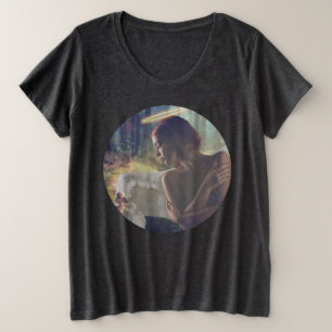 Beautiful Angel with Fairy Fantasy Art Plus Size T-Shirt