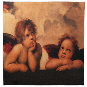 Beautiful Angelic Cherubs Napkin