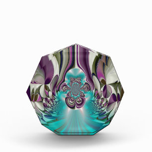 Beautiful Angelic Purple and Cyan Abstract Print Award