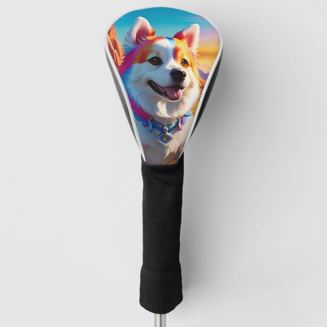 Beautiful Animal Four Golf Head Cover (Front)